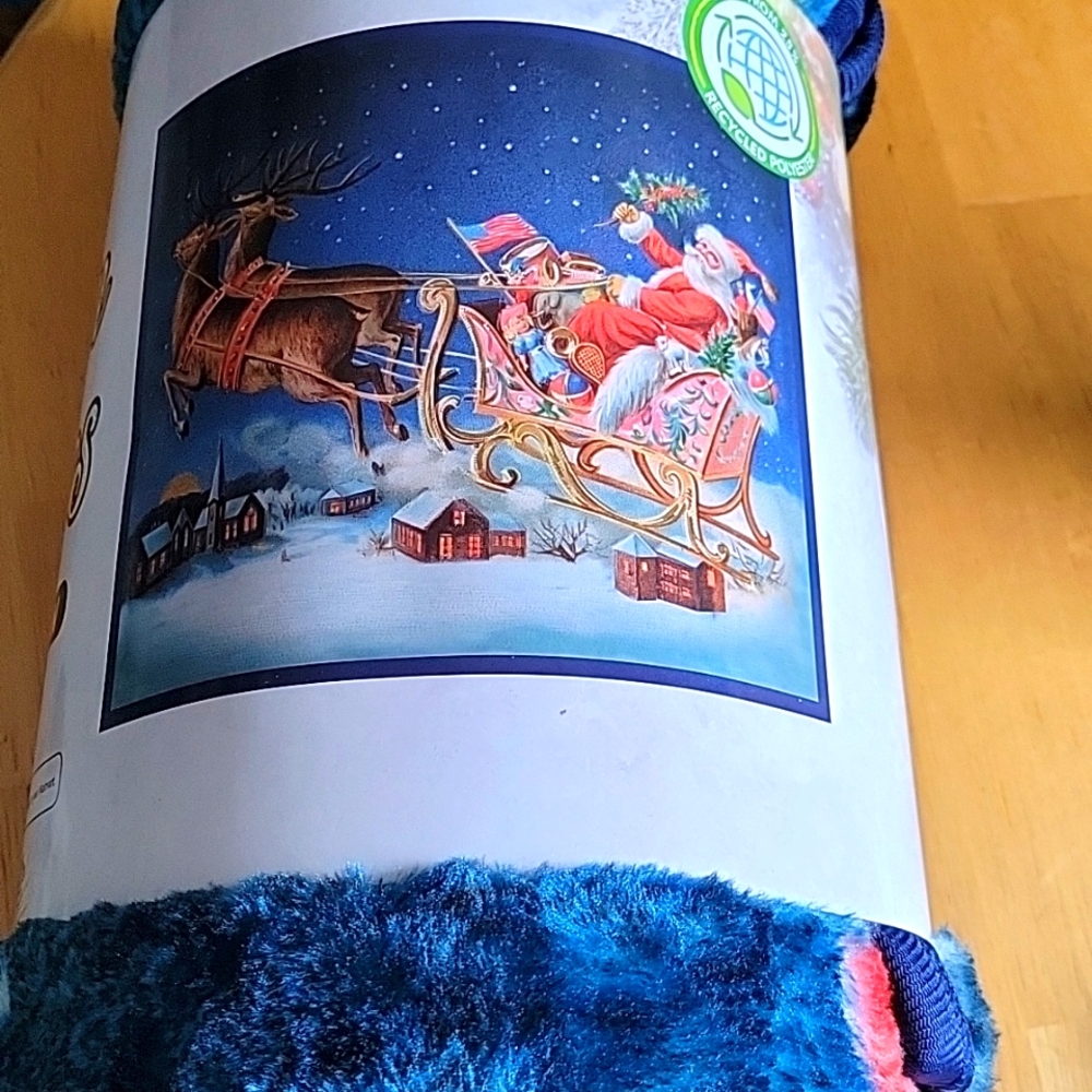 Christmas throw blanket
